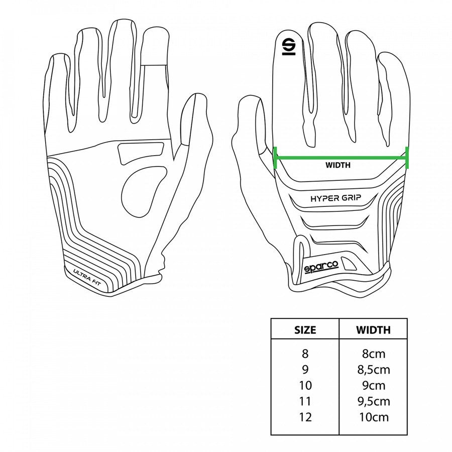 Rękawice Sparco Hypergrip